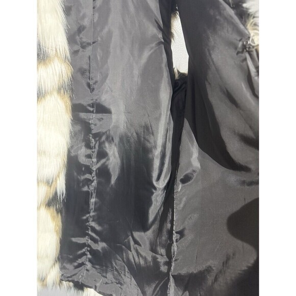 KLd SIGNATURE FAMOUS BOHO ROCKER FAUX FUR VEST 70’s Style Size SMALL - Picture 4 of 8